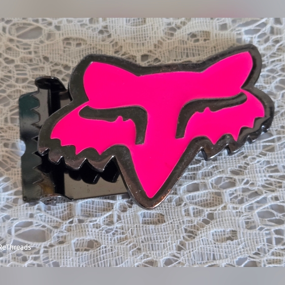 Fox Racing Women's Belt Buckle - Pink and Silver - Picture 2 of 6
